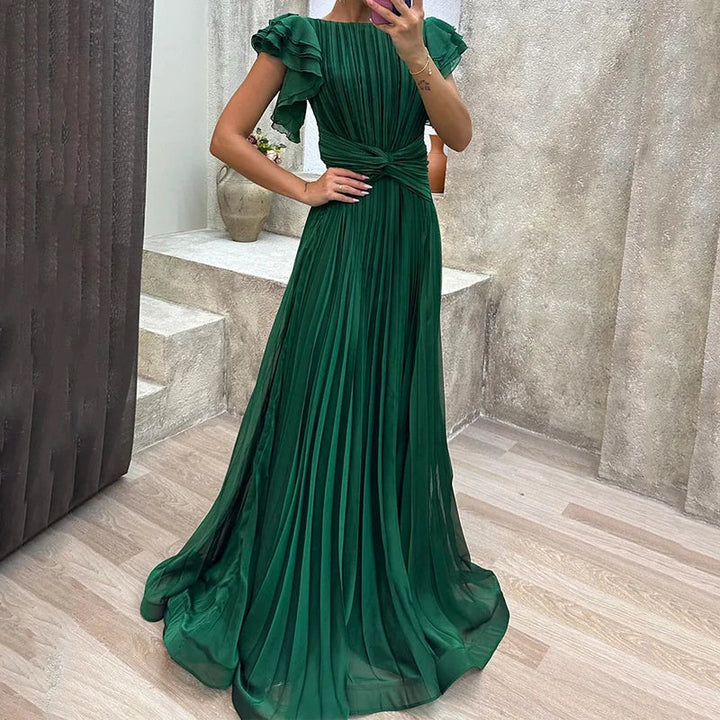 Abigail Geplooide Jurk